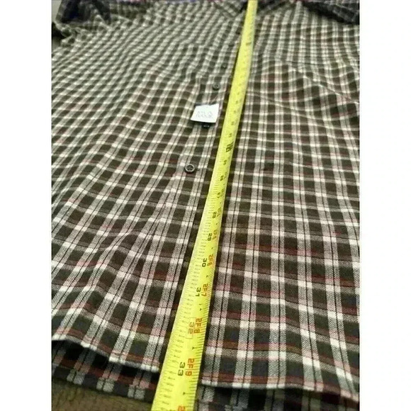 NEW JoS A Bank Mens 2XLT Casual Dress Shirt Tattersall Plaid Tailored Fit - Picture 8 of 9